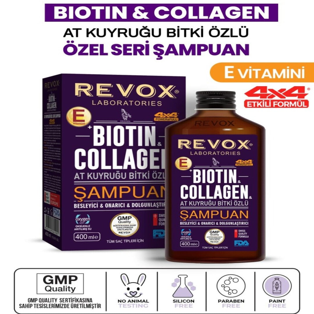 Revox Biotin &amp; Collagen + Horse Tail Extract Hair Care Shampoo