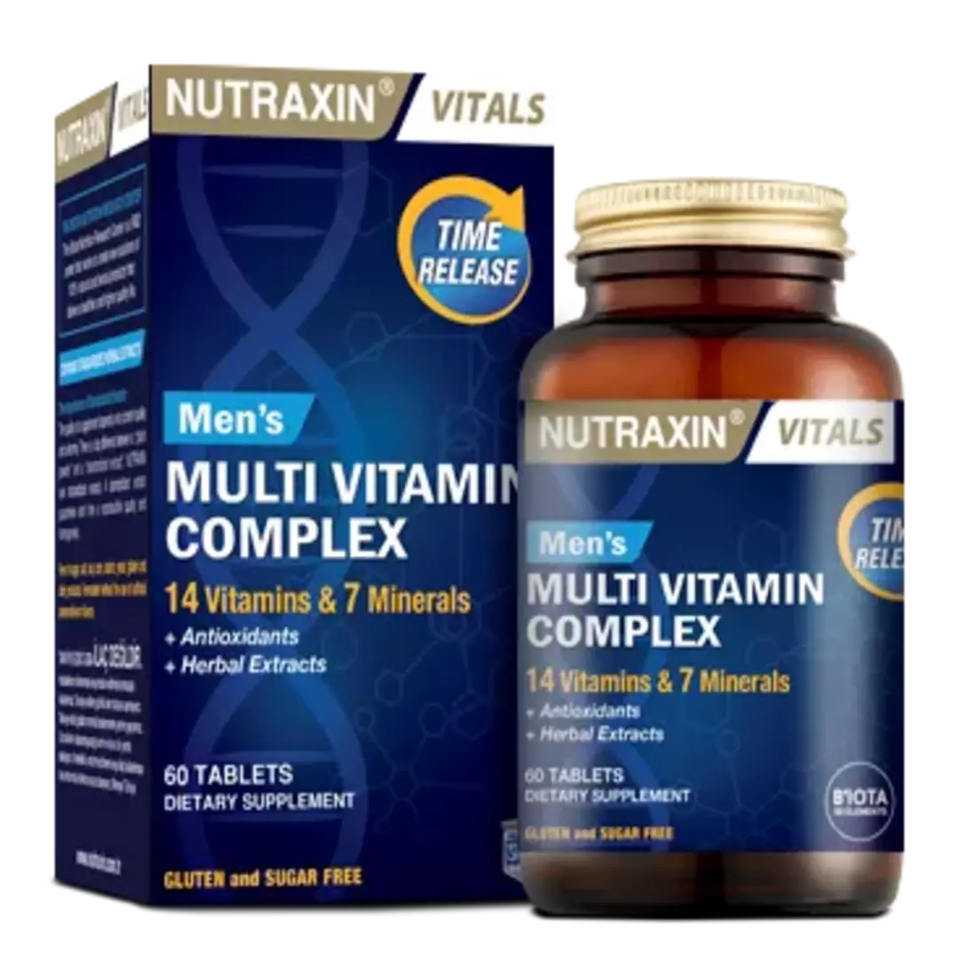 Nutraxin Multivitamin Men, Multivitamin &amp; Mineral Complex For Men