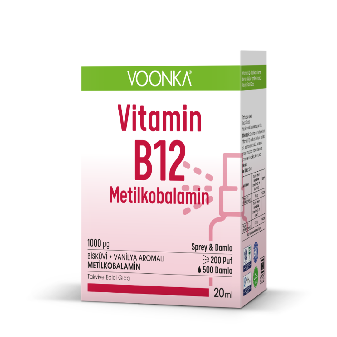 VOONKA Vitamin B12 Spray&amp;Drop