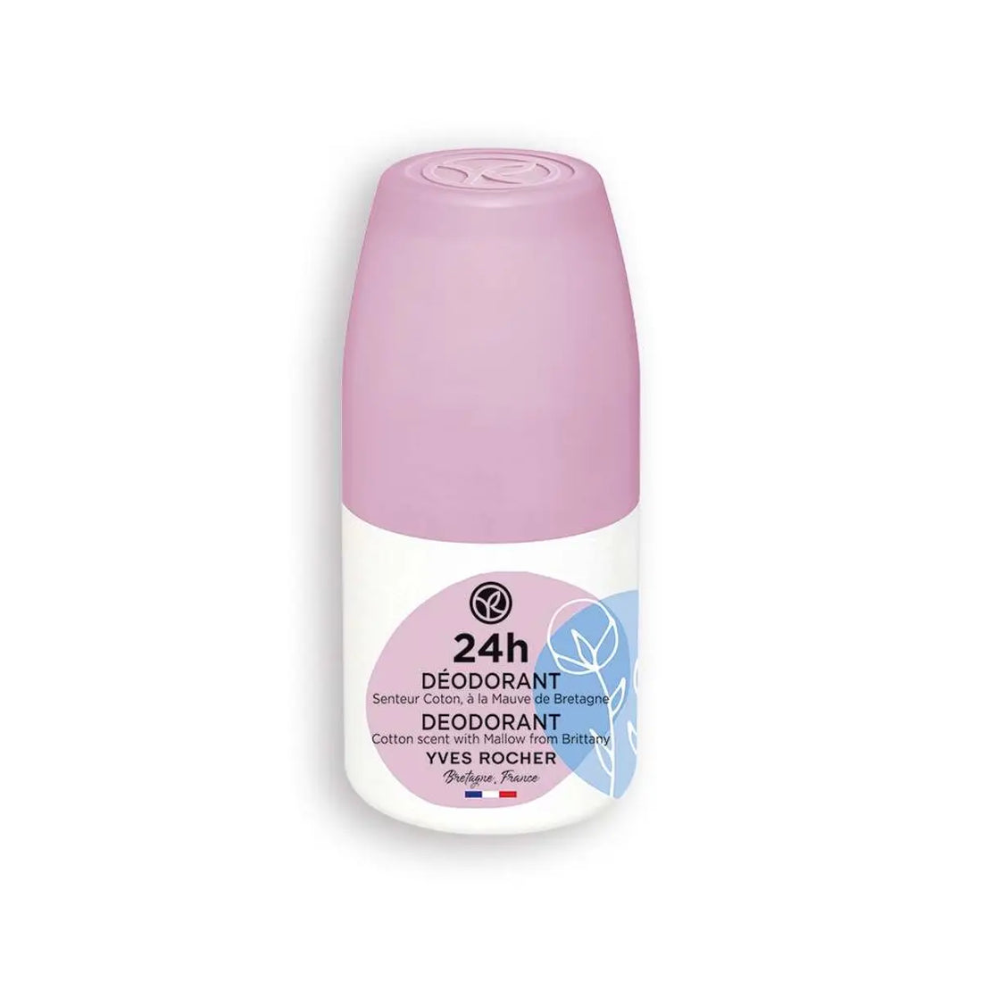 YVES ROCHER. Roll-on Deodorant - Cotton Flower &amp; Hibiscus
