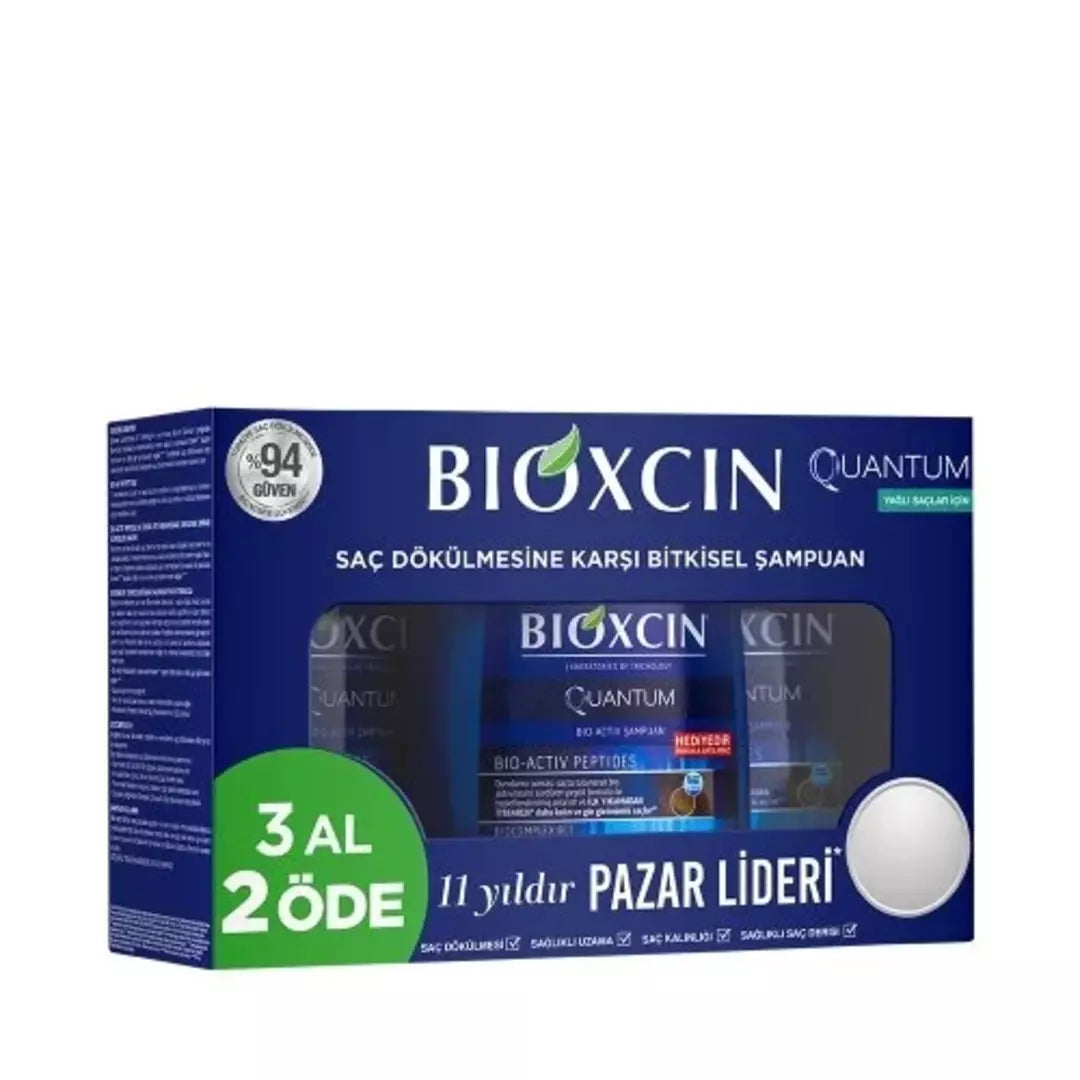 BIOXCIN Quantum Shampoo for Oily Hair-3*300ML