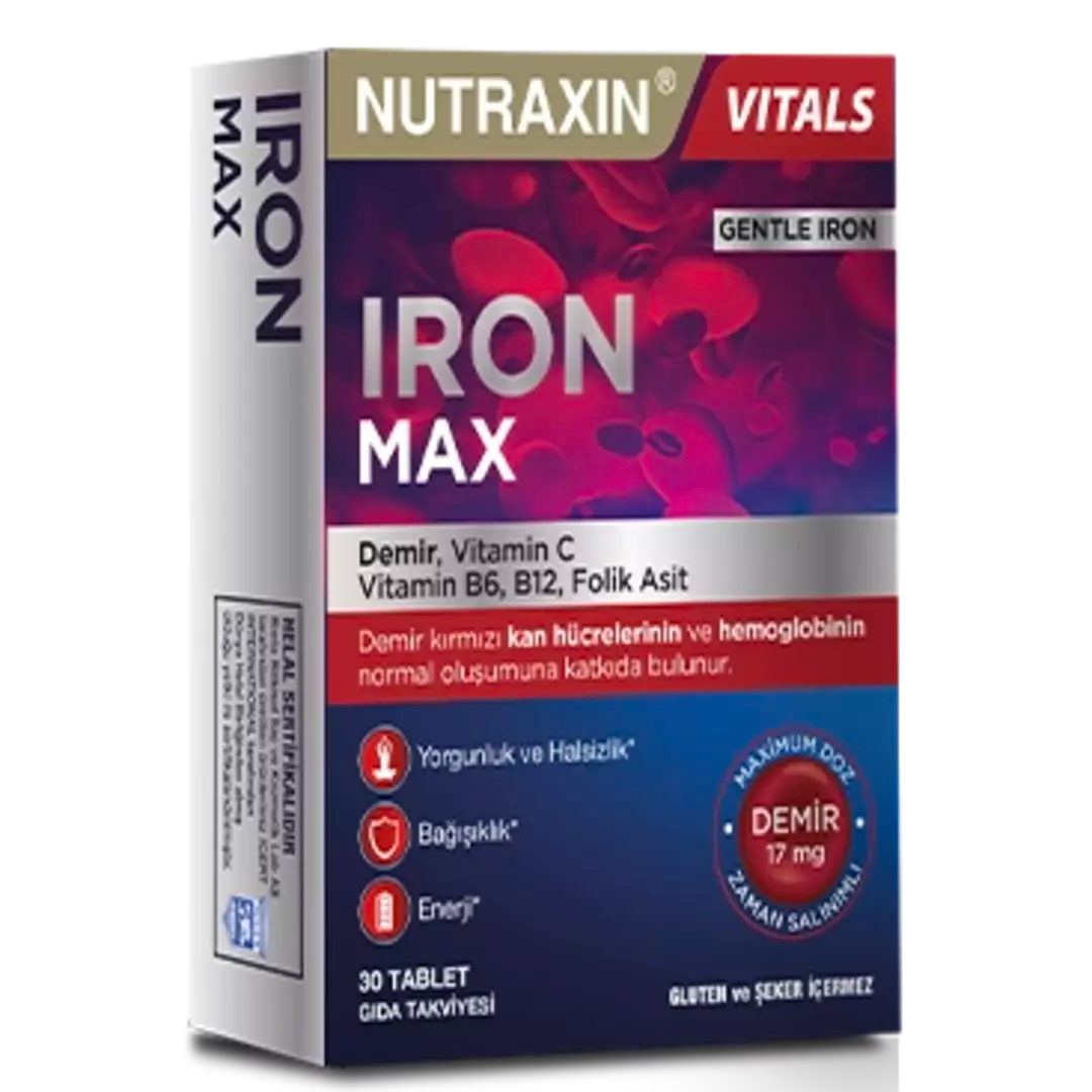 Nutraxin Iron Max - 30 Tablets