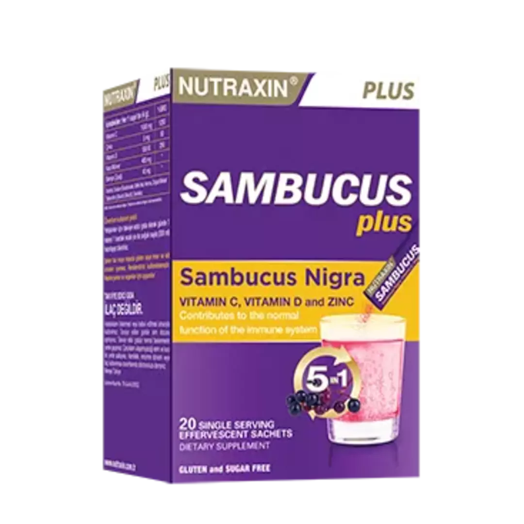 Nutraxin Sambucus Plus - Vitamin Supplement-20 Effervescent