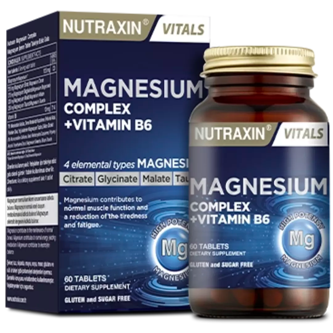 Nutraxin Magnesium Complex Food Supplement 60 Tablets
