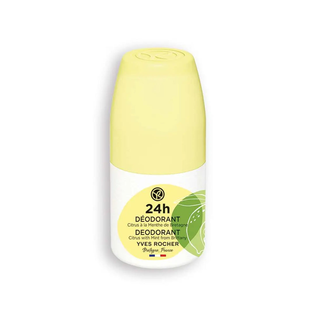 YZES ROCHER. Unisex Roll-on Deodorant - Organic Mint &amp; Lemon