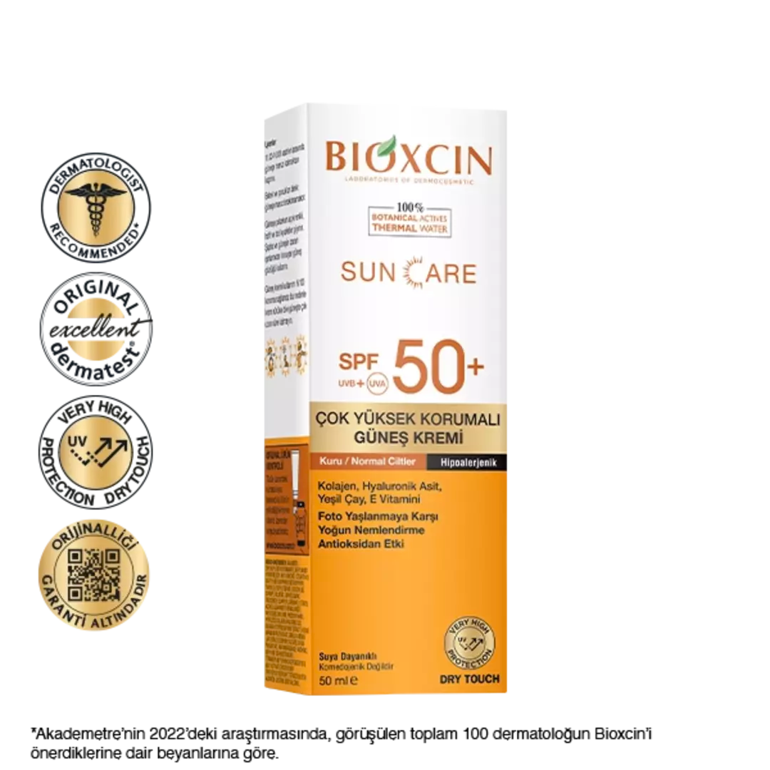 Bioxcin Sun Care Sun Cream for Dry Skin Spf 50+