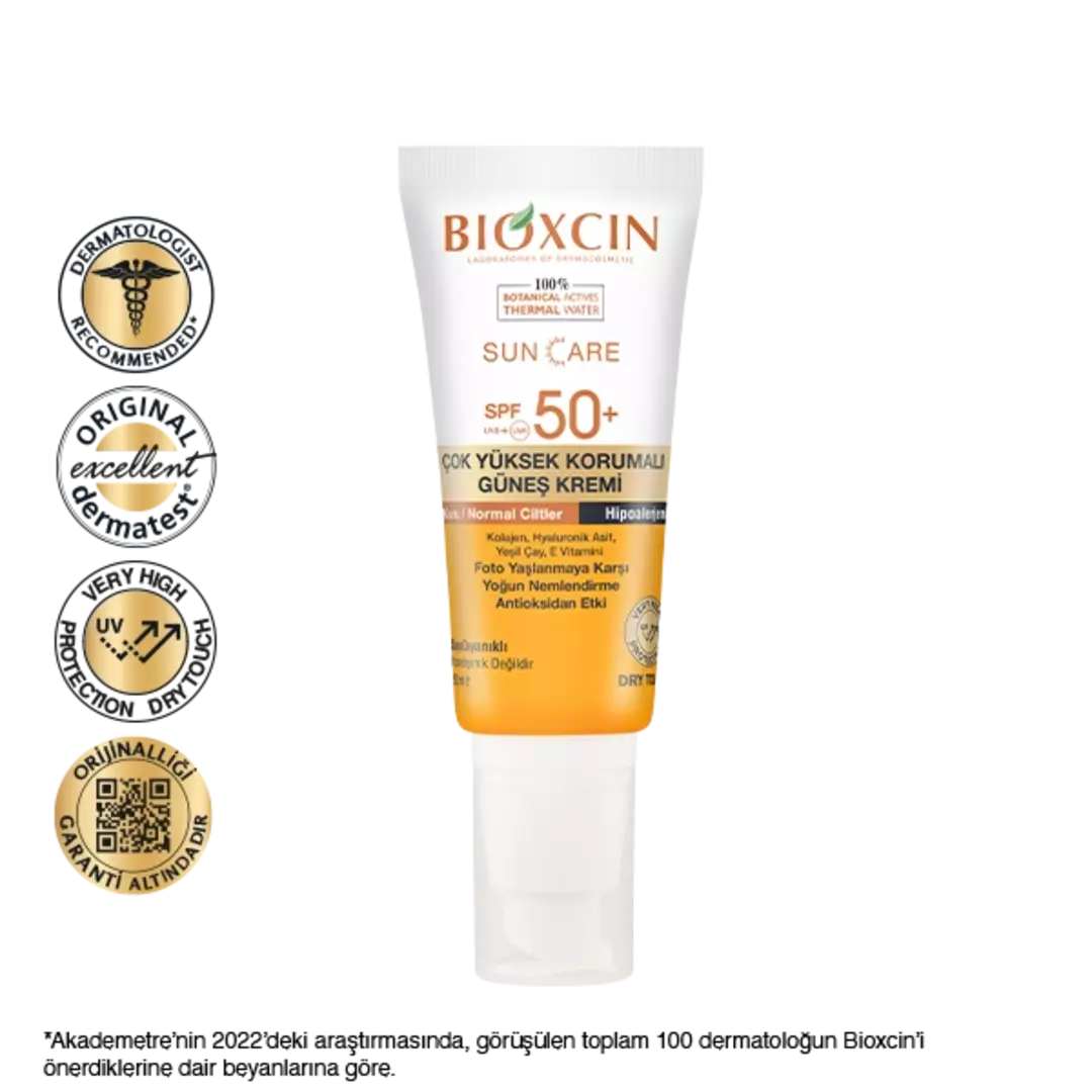 Bioxcin Sun Care Sun Cream for Dry Skin Spf 50+
