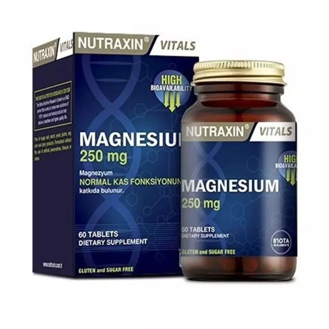 NUTRAXIN Magnesium 250 Mg 60 Tablet