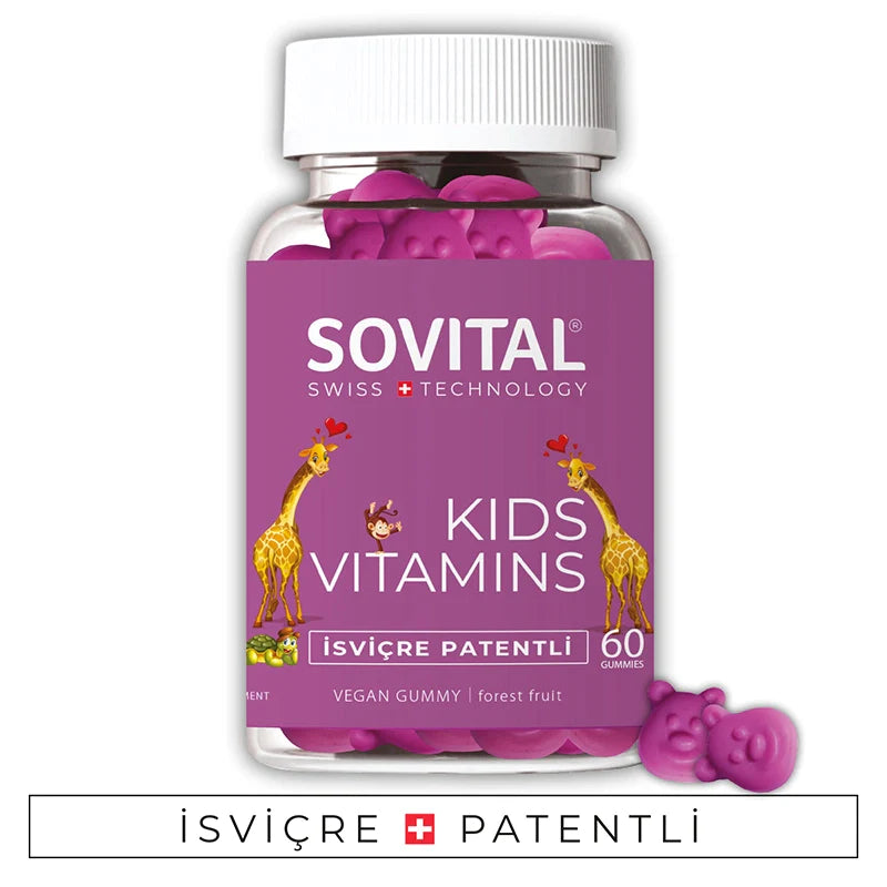 Sovital Kids Vitamins Food Supplement 60 Gummies