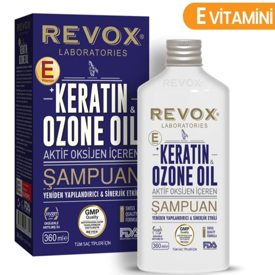 Revox  Keratin &amp; Ozon Oil with Active Oxygen Hair Shampoo