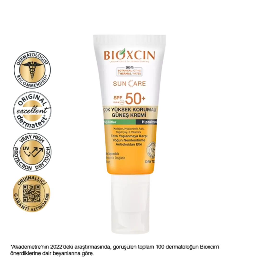 Bioxcin Sun Care Sun Cream for Oily Skin Spf 50+