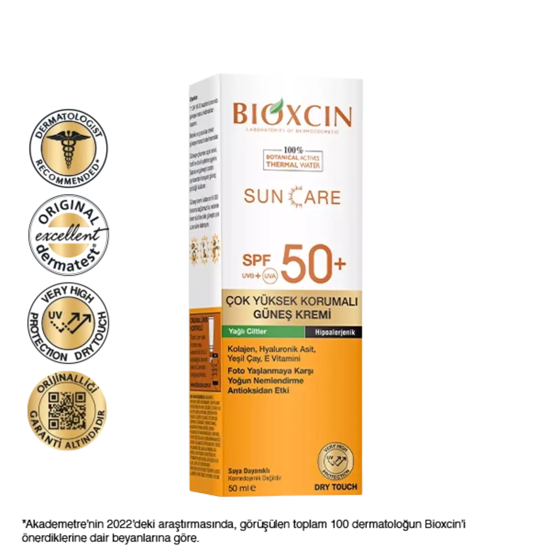 Bioxcin Sun Care Sun Cream for Oily Skin Spf 50+